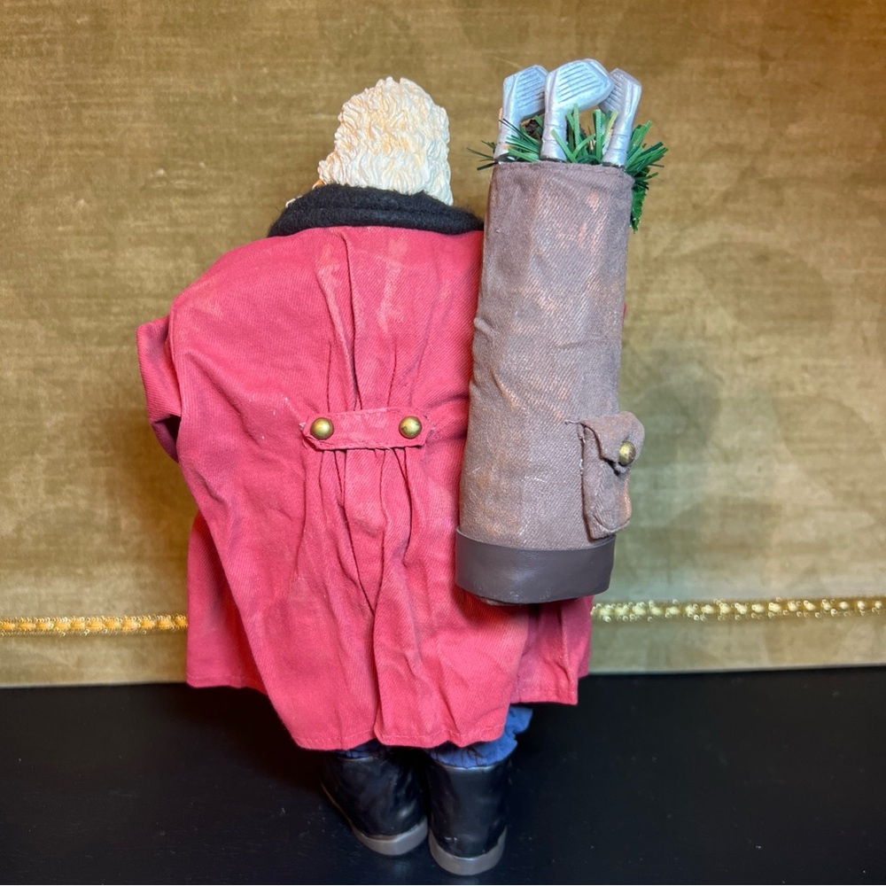 Possible Dreams Christmas Santa Claus Golf Bag Clothique Figurine - Picture 4 of 8